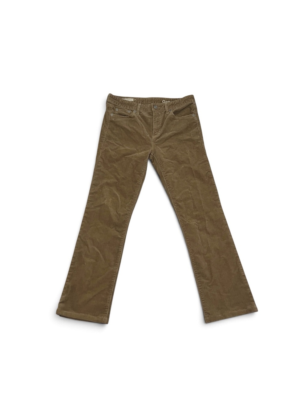 Gap 1969 Cream Caramel Perfect Bootcut Corduroy Pants Women’s Size 27 Regular